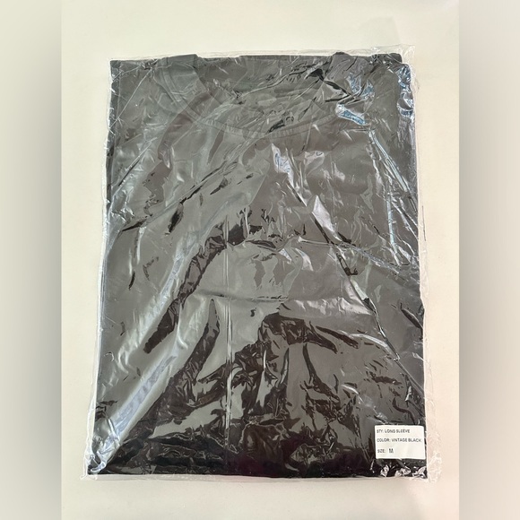 RUE PORTER NWT- MENS LUXURY LONG SLEEVE SHIRT VARIOUS SIZES BLACK VINTAGE - Picture 4 of 6